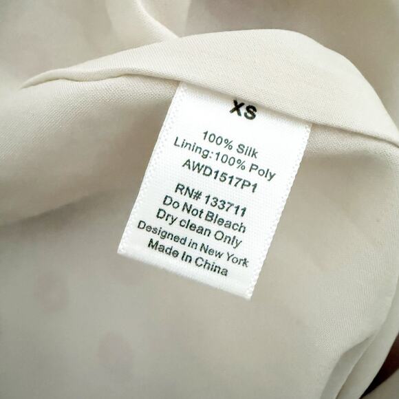 THE ADDISON PROJECT x ANTHROPOLOGIE | Collecting Dots Dress Silk Nude Red | XS - Picture 8 of 8